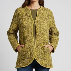 Magic Mountain Reversible Quilted Cozy‎ Fall Jacket Women's Size Large